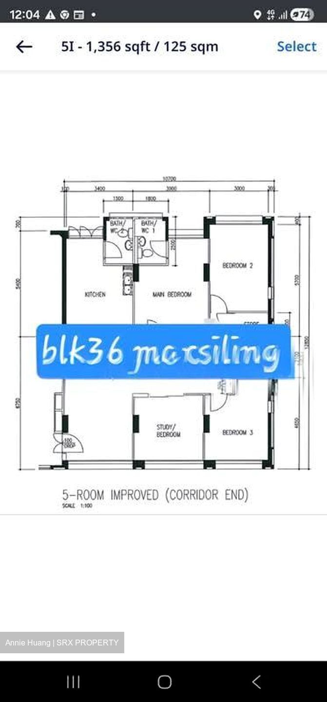 Blk 36 Marsiling Sapphire (Woodlands), HDB 5 Rooms #563861841
